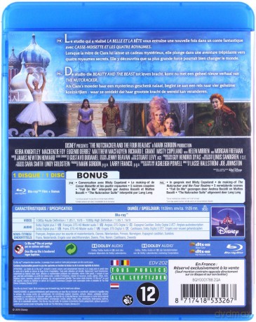 The Nutcracker and the Four Realms (Dziadek do orzechów i cztery królestwa) [Blu-Ray]