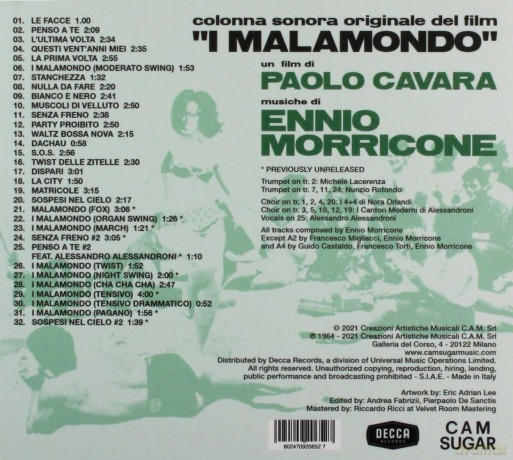 Ennio Morricone: I Malamondo [CD]
