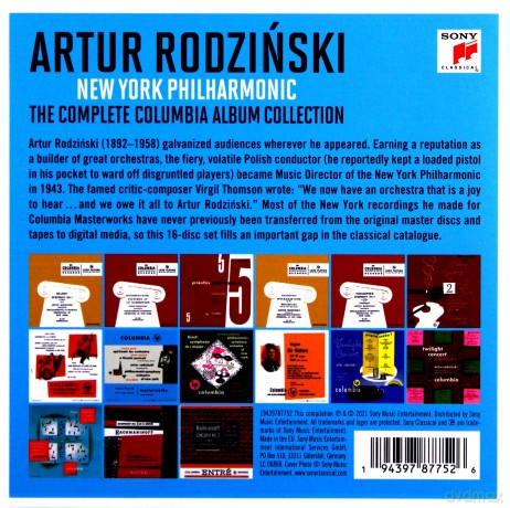 Artur Rodzinski: Artur Rodzinski - New York Philharmonic - The Complete Columbia Album Collection [16CD]