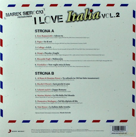 Marek Sierocki Przedstawia: I love Italia vol. 2 [Winyl]