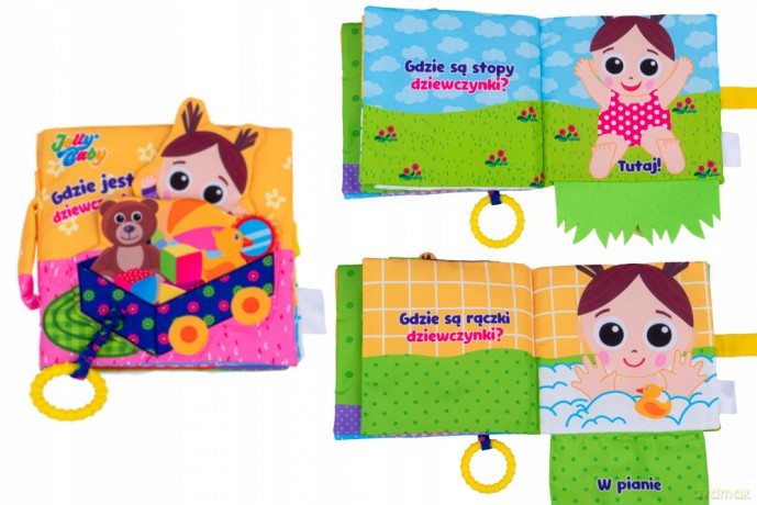 Książeczka edukacyjna Jolly Baby Gdzie Jest Dziewczynka?