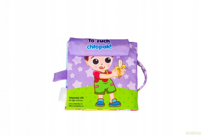 Jolly Baby Książeczka materiałowa Co Robi Chłopiec? 