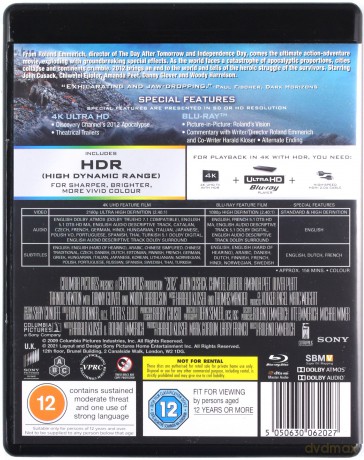 2012 [Blu-Ray 4K]+[Blu-Ray]
