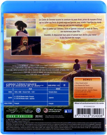 Tales from Earthsea (Opowieści z Ziemiomorza) [Blu-Ray]