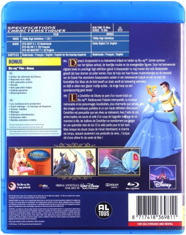 Cinderella 1-3 (Kopciuszek 1-3) (Disney) [Blu-Ray]