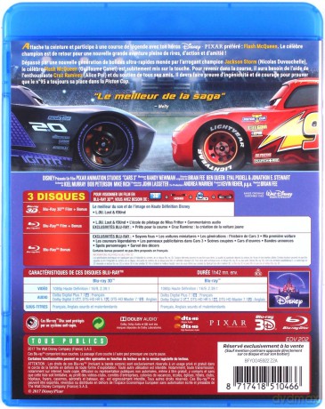 Cars 3 (Auta 3) [Blu-Ray 3D]+[Blu-Ray]