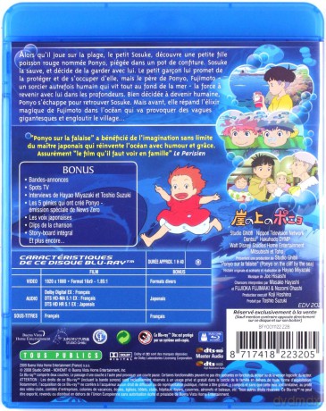 Ponyo [Blu-Ray]