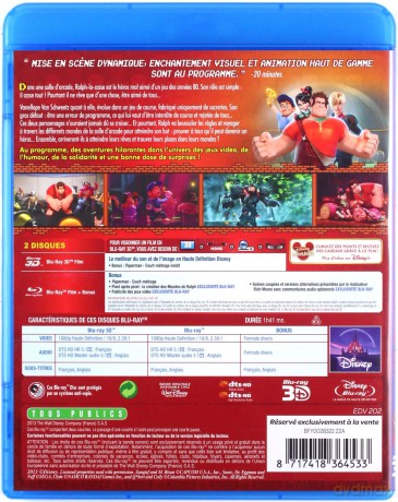 Wreck-It Ralph (Ralph Demolka) [Blu-Ray]