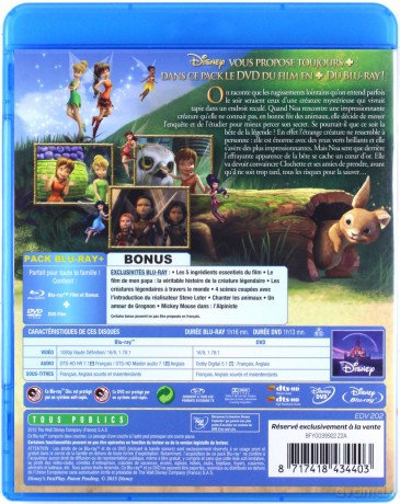 Tinker Bell and the Legend of the NeverBeast (Dzwoneczek i bestia z Nibylandii) [Blu-Ray]