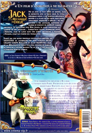 Jack and the Cuckoo-Clock Heart / A Monster in Paris (Jack i mechanika serca / Przygoda w Paryżu) [2DVD]