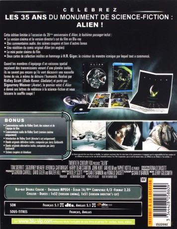 Alien (Obcy - 8. pasażer Nostromo) (Limited) [Blu-Ray]