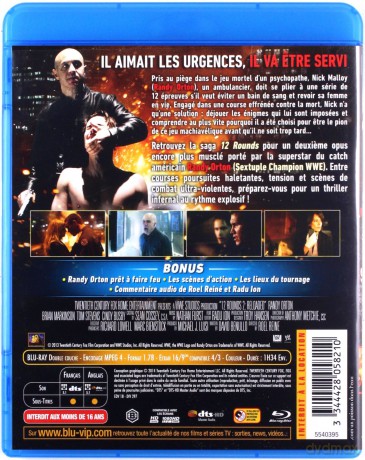 12 Rounds 2: Reloaded (12 rund 2) [Blu-Ray]