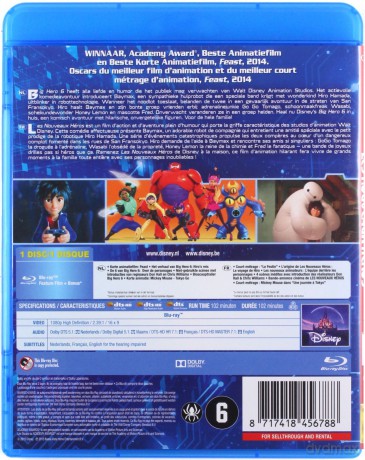 Big Hero 6 (Wielka szóstka) (Disney) [Blu-Ray]