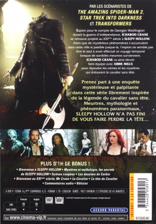 Sleepy Hollow Season 1 (Jeździec bez głowy) [4DVD]