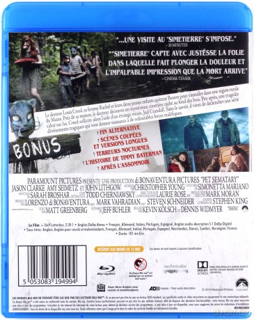 Pet Sematary (Smętarz dla zwierzaków) [Blu-Ray]