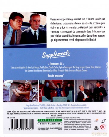 Fantomas [Blu-Ray]