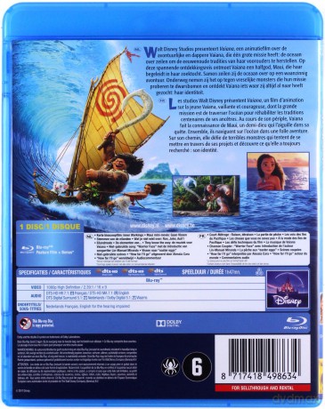 Moana (Vaiana: Skarb oceanu) [Blu-Ray]