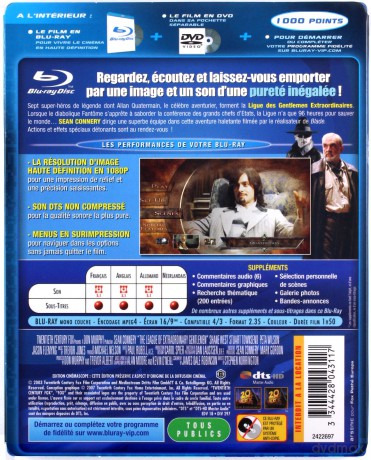 The League of Extraordinary Gentlemen (Liga niezwykłych dżentelmenów) [Blu-Ray]+[DVD]