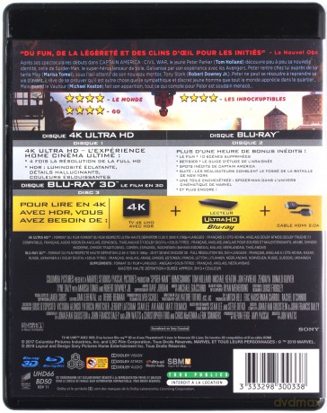 Spider-Man: Homecoming [Blu-Ray 4K]+[Blu-Ray]