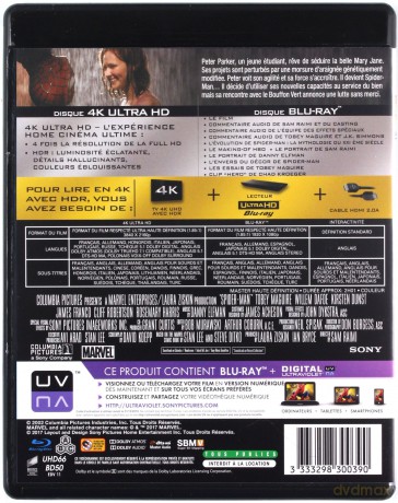 Spider-Man [Blu-Ray 4K]+[Blu-Ray]