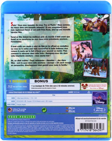 Brother Bear 2 (Mój brat Niedźwiedź 2) (Disney) [Blu-Ray]