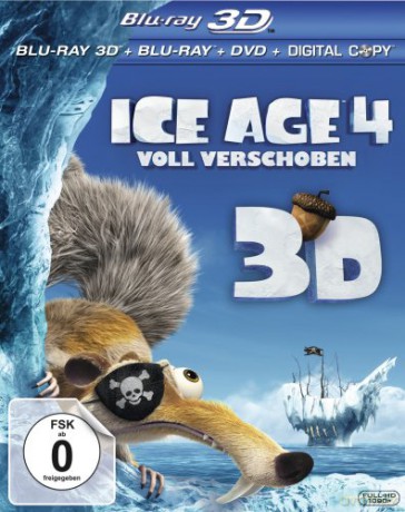 Ice Age: Continental Drift (Epoka Lodowcowa 4: Wędrówka kontynentów) [Blu-Ray 3D]+[Blu-Ray]