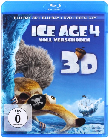 Ice Age: Continental Drift (Epoka Lodowcowa 4: Wędrówka kontynentów) [Blu-Ray 3D]+[Blu-Ray]