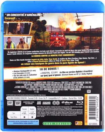 Unstoppable (Niepowstrzymany) [Blu-Ray]
