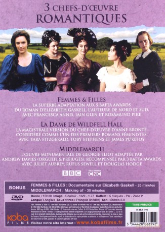 Wives and Daughters Season 1 / The Tenant of Wildfell Hall Season 1 / Middlemarch (Żony i córki / Tajemnica domu na wzgórzu / Middlemarch) [5DVD]