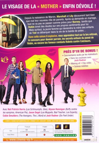 How I Met Your Mother Season 8 (Jak poznałem waszą matkę) [3DVD]