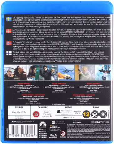 Mission: Impossible - 5-Movie Collection [BOX] [5xBlu-Ray]