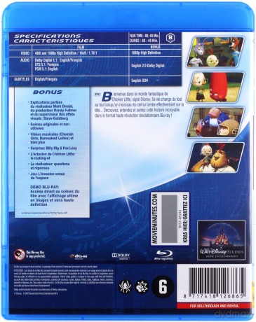 Chicken Little (Kurczak Mały) (Disney) [Blu-Ray]