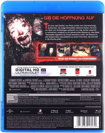 As Above, So Below (Jako w piekle, tak i na Ziemi) [Blu-Ray]