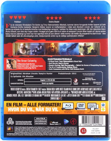 Abraham Lincoln: Vampire Hunter (Abraham Lincoln: Łowca wampirów) [Blu-Ray]