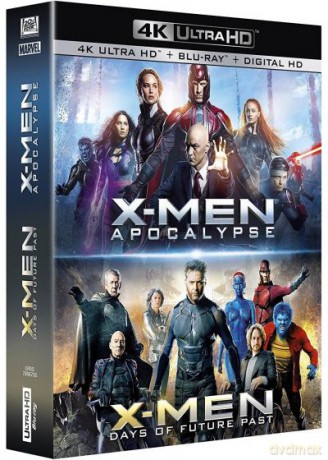 X-Men : Apocalypse / Days of Future Past [BOX] [2xBlu-Ray 4K]+[2xBlu-Ray]