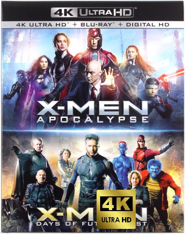 X-Men : Apocalypse / Days of Future Past [BOX] [2xBlu-Ray 4K]+[2xBlu-Ray]