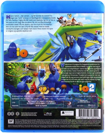 Rio 1-2 [2xBlu-Ray]