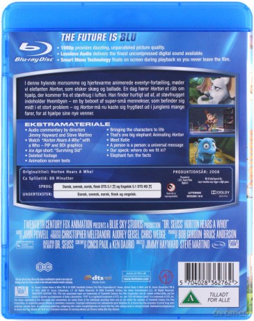 Horton Hears a Who! (Horton słyszy ktosia!) [Blu-Ray]