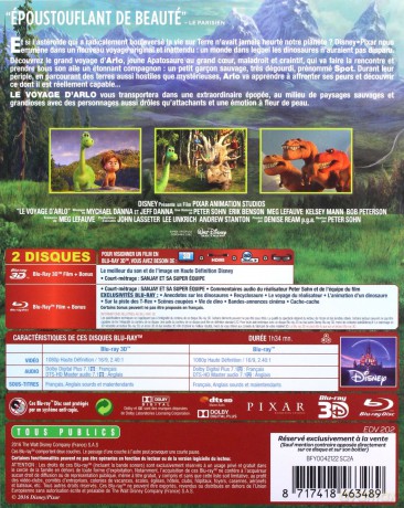 The Good Dinosaur (Dobry dinozaur) [Blu-Ray 3D]+[Blu-Ray]
