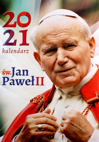 Kalendarz 2021 Ścienny św. Jan Paweł II [KALENDARZ]