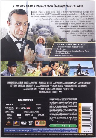 007 James Bond From Russia with Love (Pozdrowienia z Rosji) [DVD]