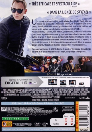 007 James Bond Spectre [DVD]