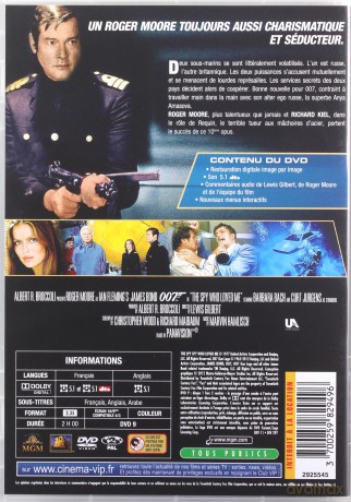 007 James Bond The Spy Who Loved Me (Szpieg, który mnie kochał) [DVD]