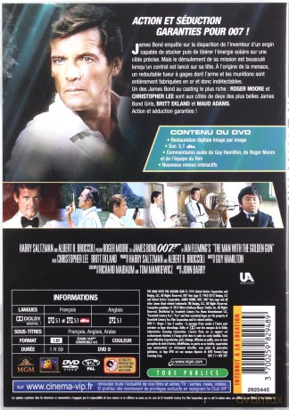 007 James Bond The Man with the Golden Gun (Człowiek ze złotym pistoletem) [DVD]