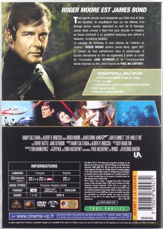 007 James Bond Live and Let Die (Żyj i pozwól umrzeć) [DVD]