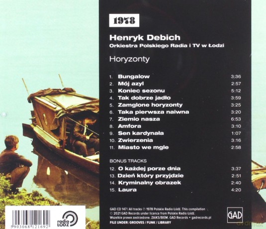 Henryk Debich: Horyzonty 1978 [CD]