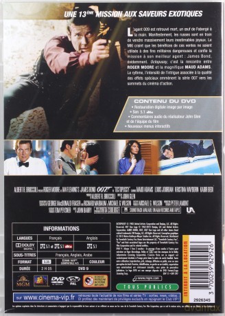 007 James Bond Octopussy (Ośmiorniczka) [DVD]