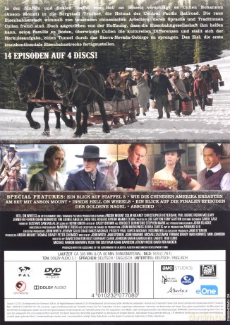 Hell on Wheels Season 5 (Hell on Wheels: Witaj w piekle) [4DVD]