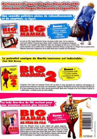 Big Momma's House 1-3 (Agent XXL) [3DVD]