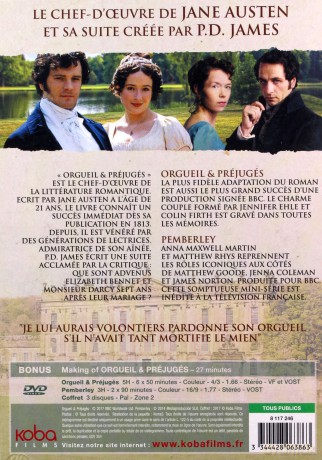 Pride and Prejudice / Death Comes to Pemberley - The Complete Seasons (Duma i uprzedzenie / Śmierć w Pemberley) [3DVD]